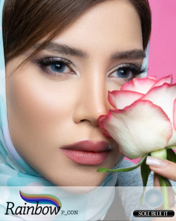 لنز رنگی و طبی رنگی Sole Blue رینبو یه تن