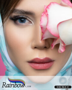 لنز رنگی و طبی رنگی Sole Blue رینبو یه تن
