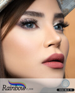 لنز رنگی و طبی رنگی Sole Blue رینبو سه تن