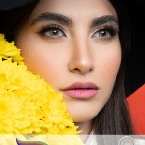 لنز رنگی خاکی/عسلی Sole Ivory رینبو