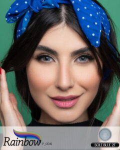 لنز رنگی و طبی رنگی Sole Blue رینبو دو تن