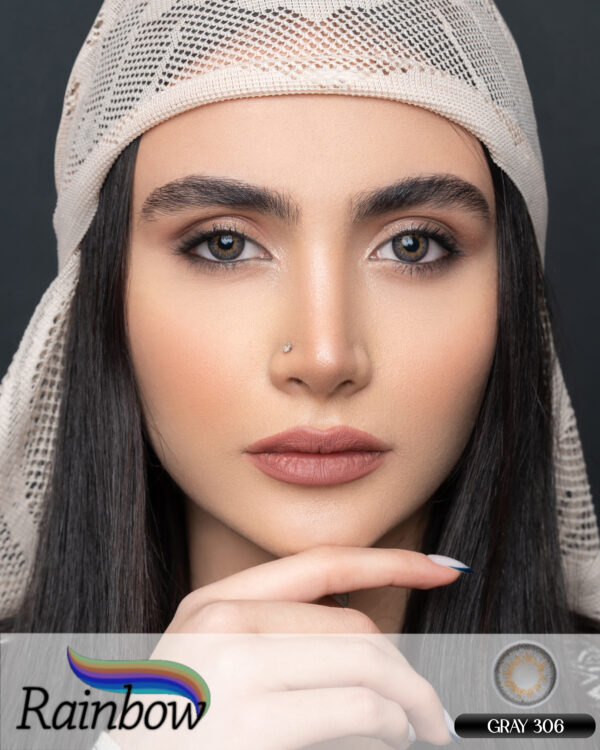 لنز طبی رنگی فصلی طوسی رینبو (Rainbow) - Image 16