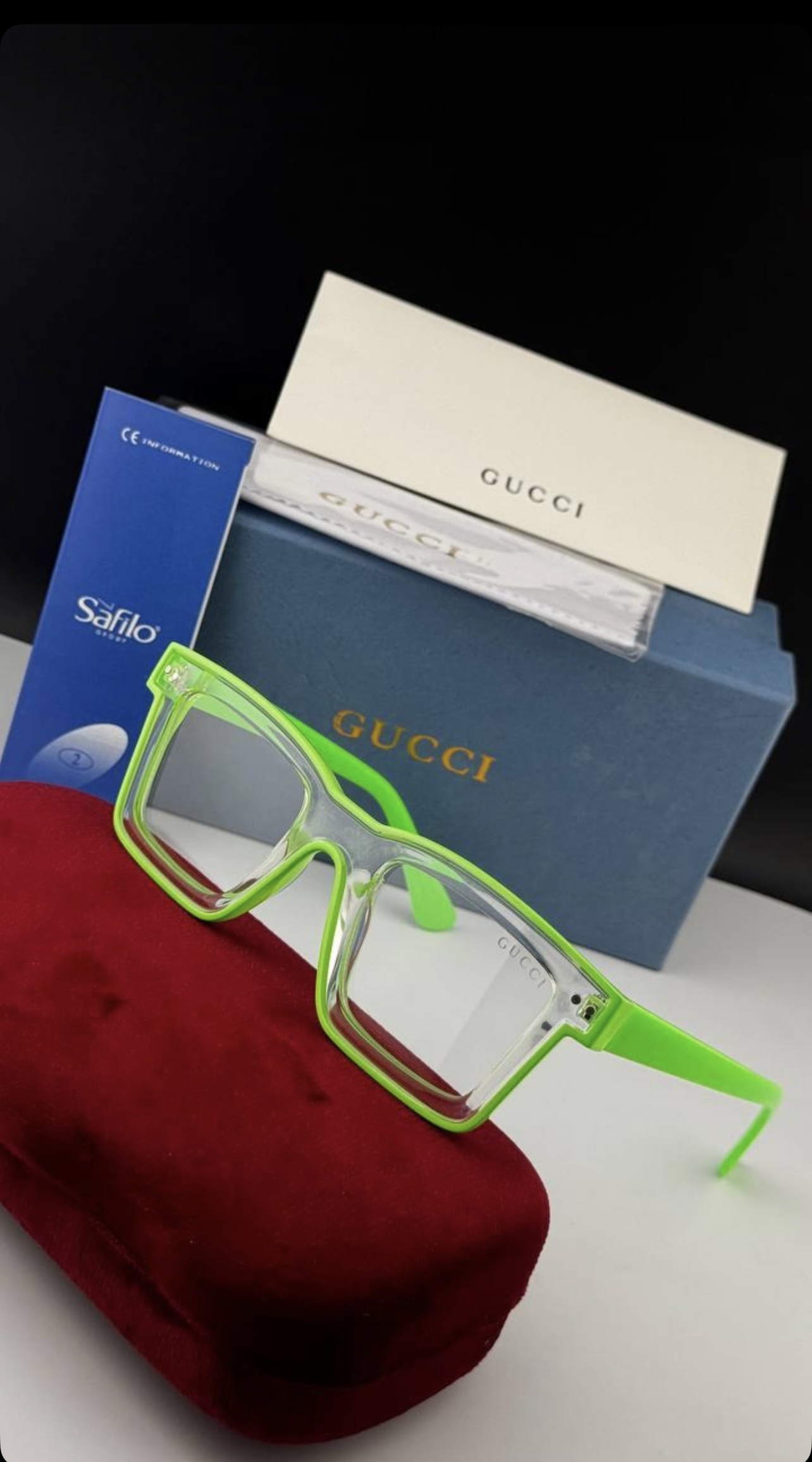 عینک دوکاره برند گوچی GUCCI