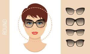 عینک برای صورت گرد (Round Face)