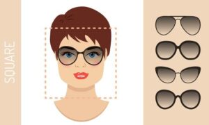 عینک برای صورت مربعی (Square Face)
