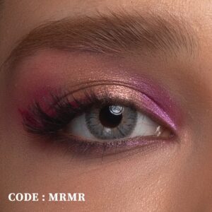 لنز رنگی طوسی با رده‌های عسلی Mr Mr