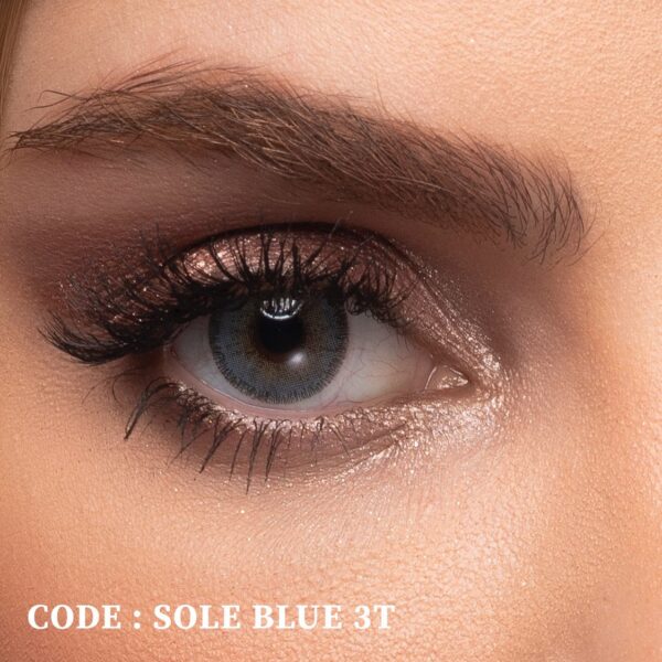 لنز رنگی و طبی رنگی Sole Blue رینبو سه تن