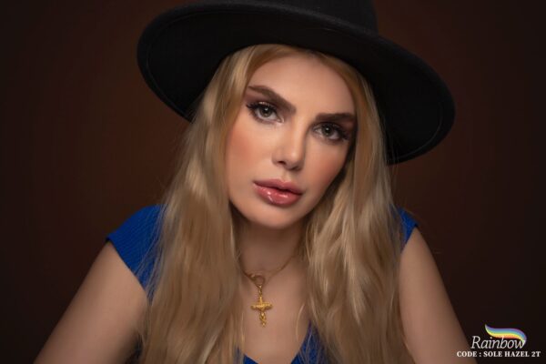 لنز طبی رنگی قهوه ای عسلی Sole Hazel رینبو دو تن