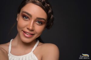 لنز طبی رنگی فصلی طوسی رینبو (Rainbow) کد 211