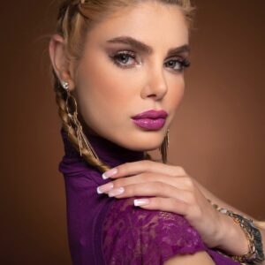 لنز طبی رنگی فصلی طوسی رینبو (Rainbow) کد 303