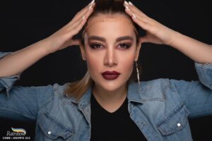لنز طبی رنگی فصلی قهوه‌ای رینبو (Rainbow)