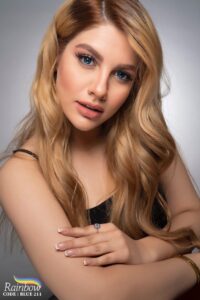 لنز رنگی آبی رینبو کد 211