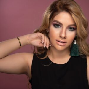 لنز طبی رنگی فصلی سبز رینبو (Rainbow) کد 206