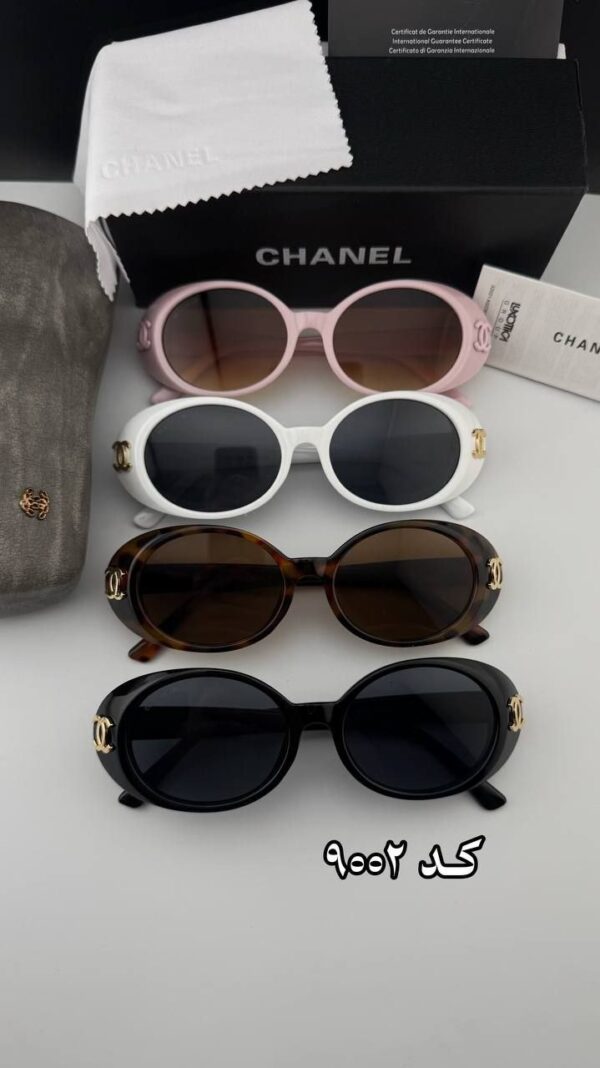 عینک فریم بیضی برند شانل CHANEL