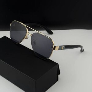 عینک آفتابی پلاریزه مدل خلبانی برند باربری (BURBERRY)